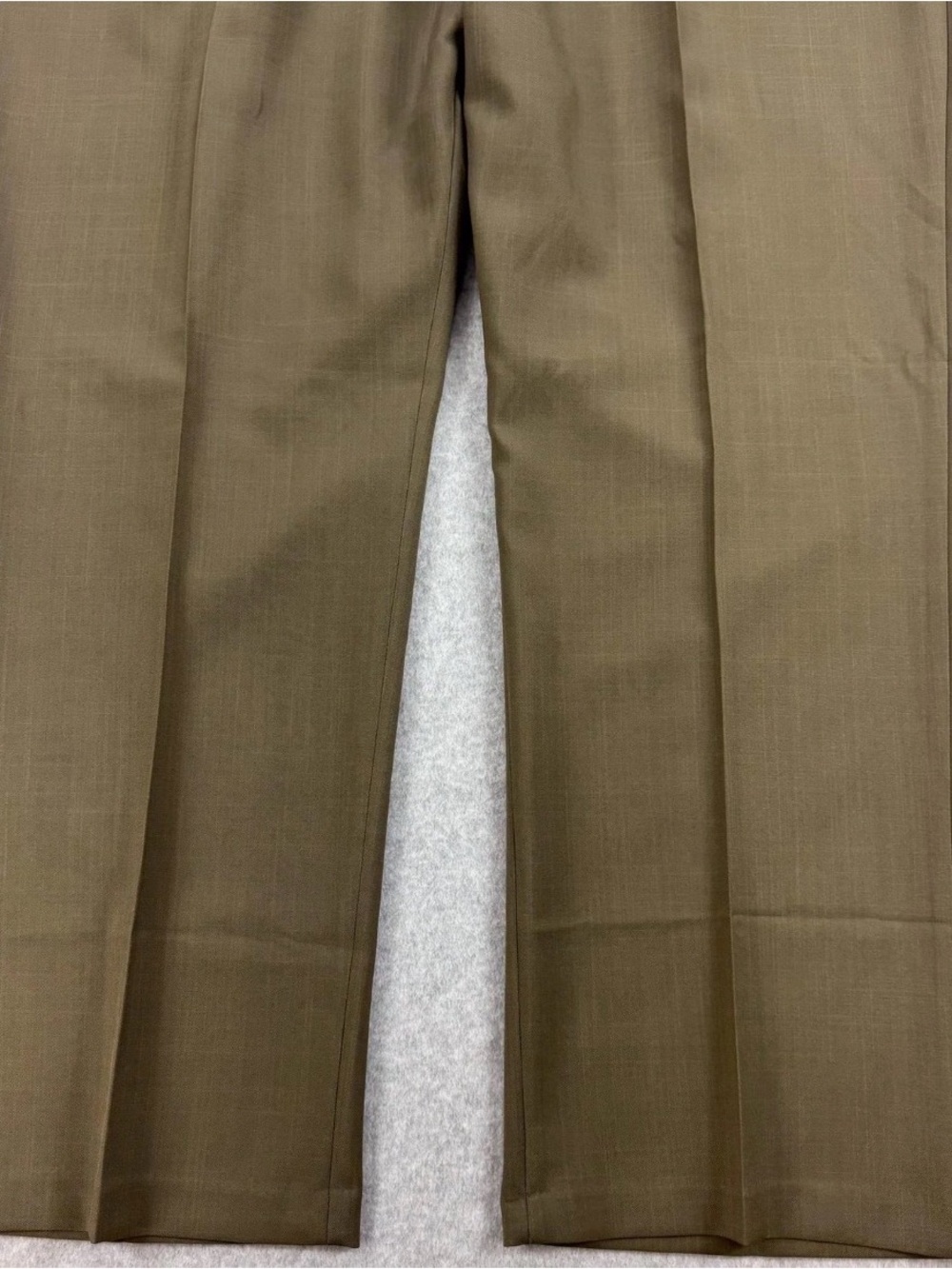 Haggar E-CLO Dress Pants Mens 48x30 Brown Classic Fit Stretch Microfiber NEW $85 - Picture 4 of 5